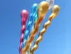 1.8g metal thickened magic twist long strip balloon Latex balloon Party and festival decoration supplies details Picture